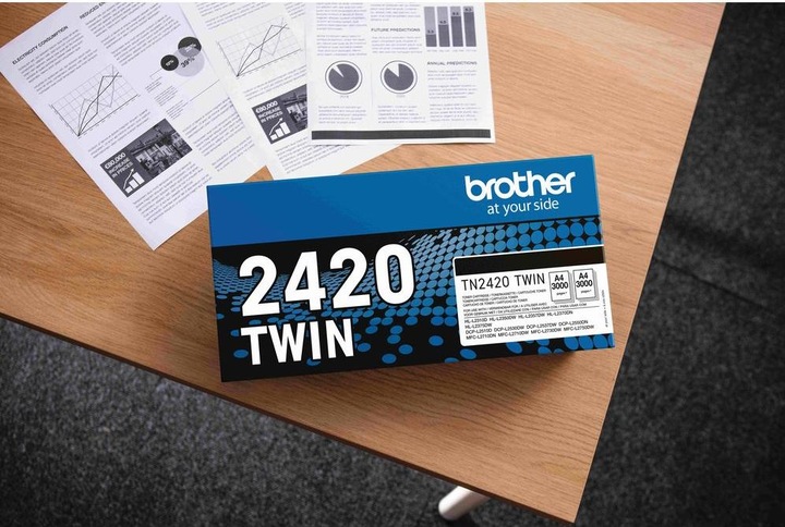Actual product image Brother TN-2420TWIN (FC)