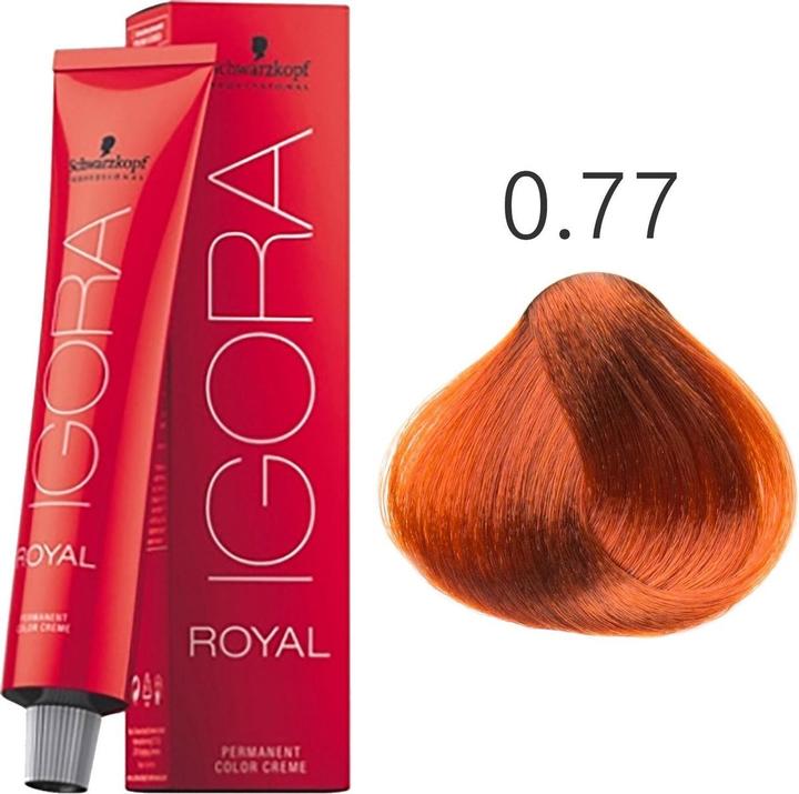 Image du produit Schwarzkopf Professional Igora Royal (0-77 Concentré de cuivre concentré)