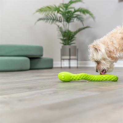 Actual product image Trixie Dog Toy Snack Snake, 27 cm, Green (Dog chew toy)
