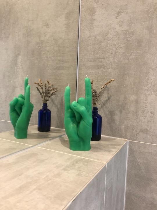 Actual product image Candle Hand You Rock (1 pcs.)