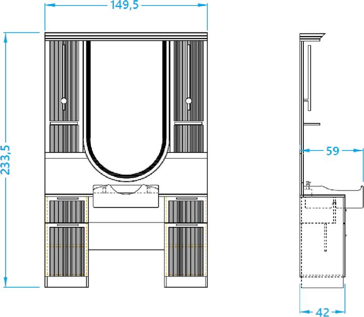 Produktbild Alpeda Nova Nature KL Ladies' chairs