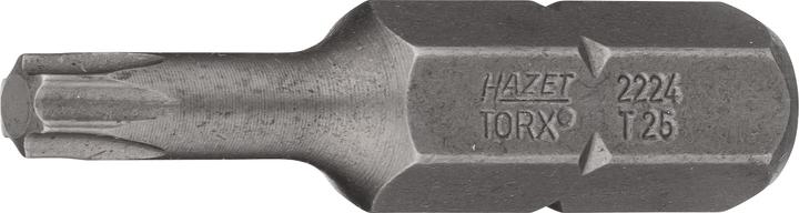 Produktbild HAZET Bit 2224-T25 ∙ Sechskant8 (5/16 Zoll) ∙ Innen TORX Profil ∙ T25 (Innensechsrund TX)