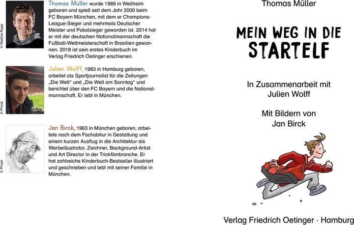 Produktbild Mein Weg in die Startelf (Deutsch, Julien Wolff, Thomas Müller, 2019)