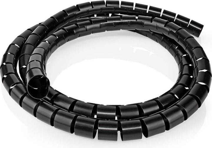 Produktbild Nedis Kabelmanagement Hülse 2.00 m 1 Stück max. Kabeldicke: 32 mm PE Schwarz (Kabeldurchlass, 200 cm)