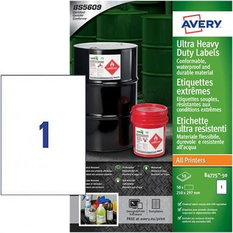 Immagine prodotto Avery ETICHTESLIN 210X297 LASERINK 50FF