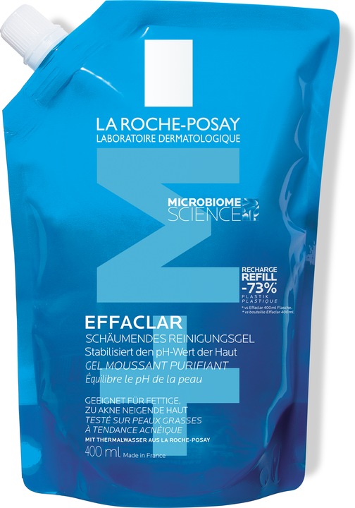 Produktbild La Roche Posay Effaclar Schäumendes Reinigungsgel für zu Akne neigende und fettige Haut (Gel, 400 ml)