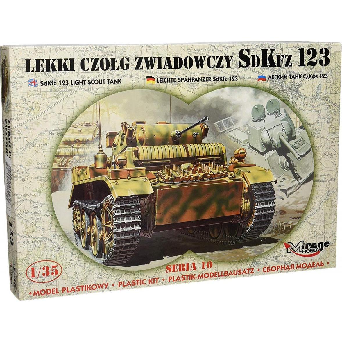 Mirage Hobby SdKfz. 123 mit Fotoätzteilen