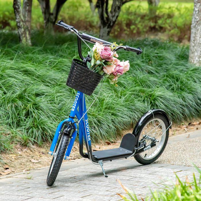 Immagine prodotto Swisshandel24 Monopattino per bambini Monopattino con freno Cestino regolabile in altezza per 5-12 bambini