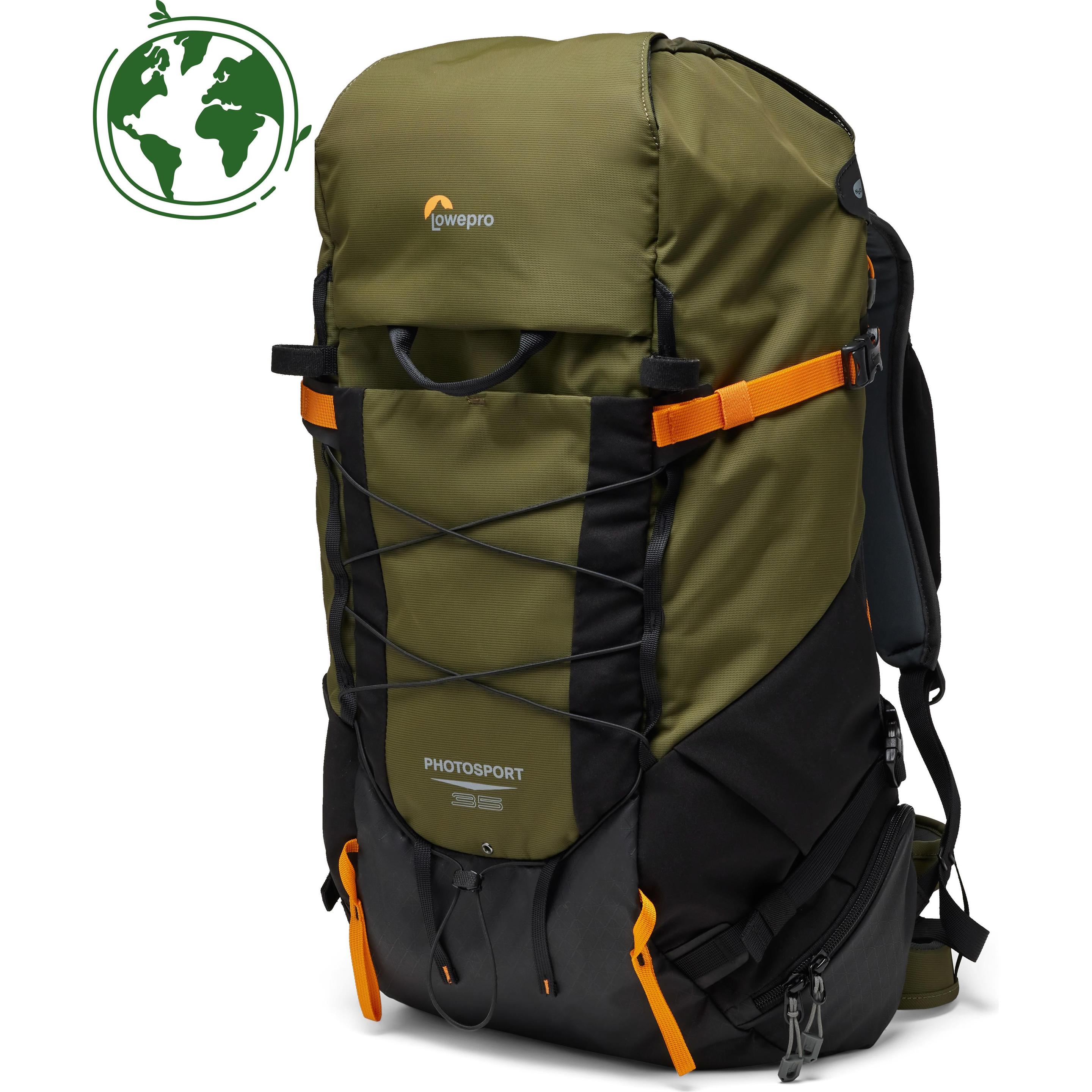 Lowepro PhotoSport X BP 35L AW (Fotorucksack, 38 l), Kameratasche, Grün