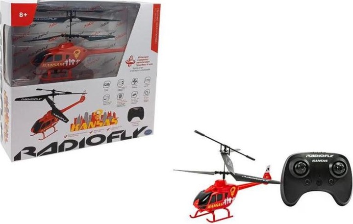 Actual product image ODS Radiofly Kansas RC Helicopter 4 Functions