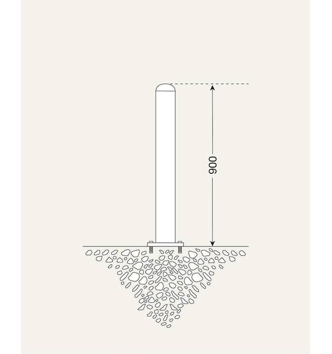 Produktbild kaiserkraft Edelstahlpoller