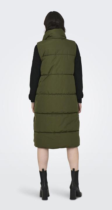 Actual product image Only Round neck waistcoat quilted coat