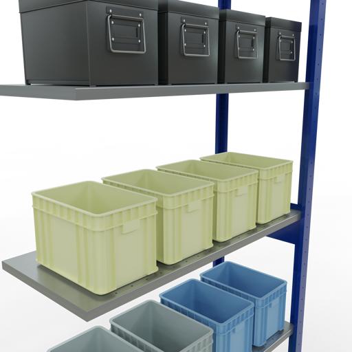 Image du produit Schulte Lagertechnik Système enfichable Élément suivant MULTIplus150 avec traverse de longueur