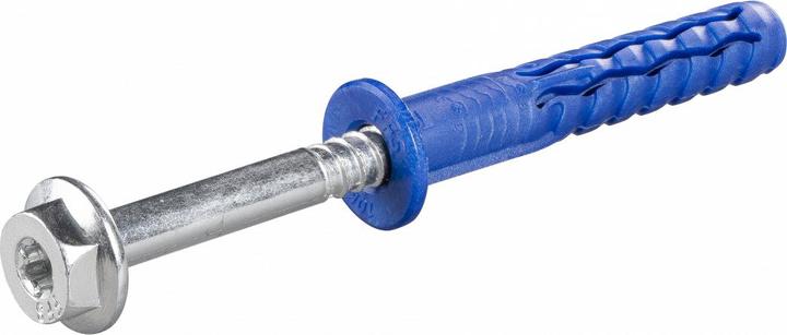 Actual product image RawlPlug R-FFS-K Frame fixing with the shortest anchoring zone and collar hex head – zinc plated (50 pcs.)