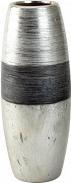 IKO Vase rund "silber/anthrazit" h=29,5cm d=11,5cm (1 x)