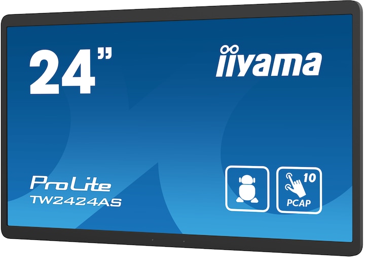 Produktbild iiyama TFT-Touch 23,8/60,5cm ProLite TW2424AS-B1 *schwarz* 16:9 (1920 x 1080 Pixel, 23.80")