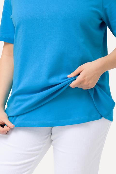 Produktbild Ulla Popken Shirt, doppellagige Vorderseite, Slim, Rundhals, Halbarm (56)
