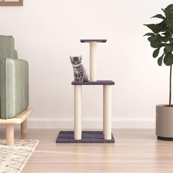 Produktbild vidaXL Kratzbaum (85.50 cm, Dunkelgrau)