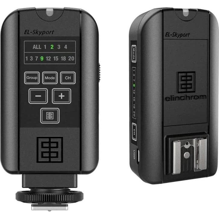 Elinchrom EL-Skyport Universal Plus set (Set), Kamera Stromversorgung, Schwarz
