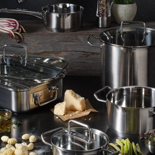 Productafbeelding Rösle Topfset 4-tlg. EXPERTISO Stahlgrau (24 cm, Kookpotten en pannenset)