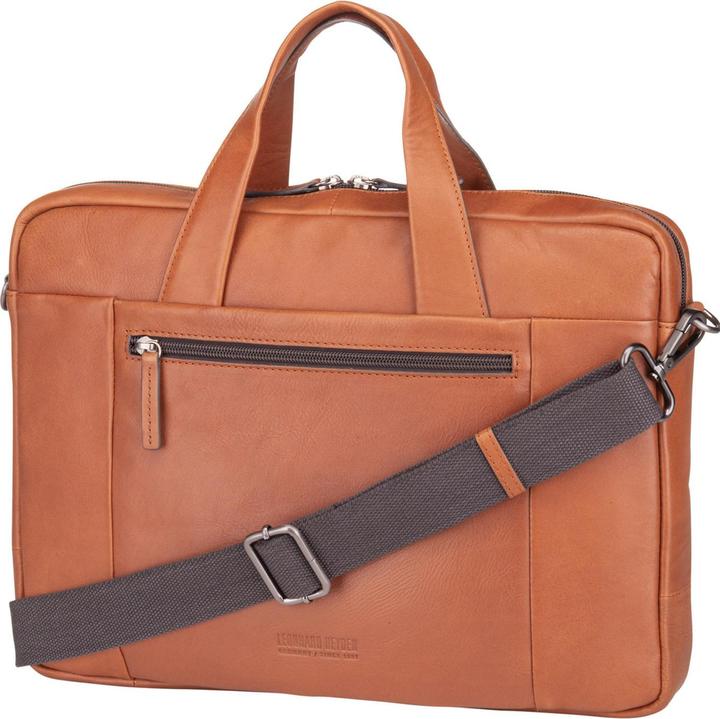 Produktbild Leonard Heyden Heyden Mannen Laptoptas / Werktas / Aktetas - Hamburg - Cognac - 15 inch (15")