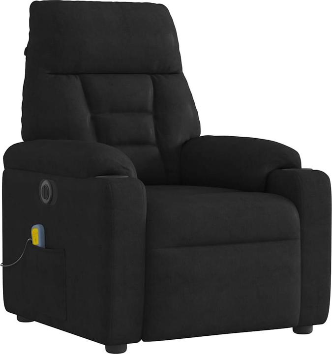 Produktbild VidaXL Massagesessel Elektrisch Schwarz Mikrofasergewebe Massagestuhl Sessel
