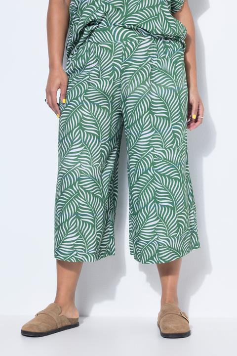 Produktbild Studio Untold Culotte, Wide Legs, Leafs-Print, Elastikbund (48)