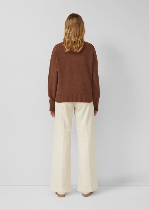 Produktbild s.Oliver Strickpullover Pullover aus Bouclé im Relaxed Fit (48)