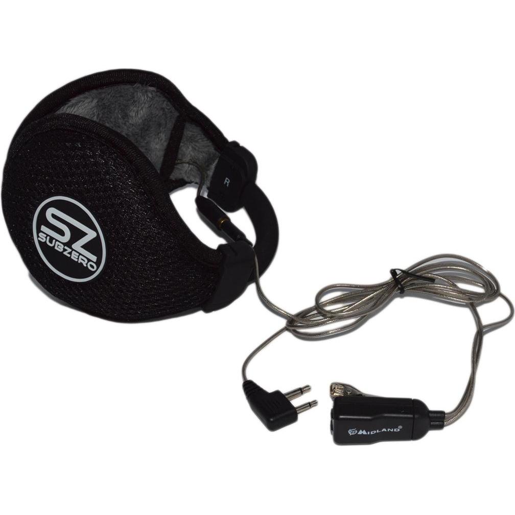 Thumbnail - Midland Subzero Stereo-Kopfhörer für die Winterfarbe Schwarz, Code C936.19, Walkie-Talkie Zubehör