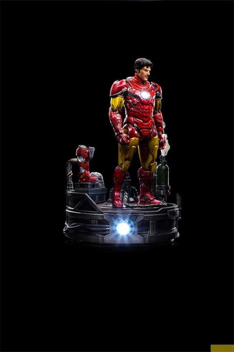 Produktbild Iron Studios Marvel Deluxe Art Scale Statue 1/10 Iron Man Unleashed 23 cm