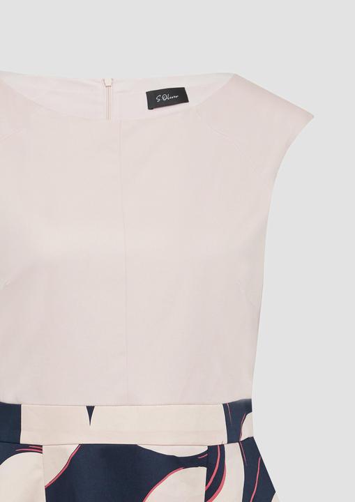 Actual product image S.Oliver Kleid Ausgestelltes Etuikleid aus Baumwollmix (40)