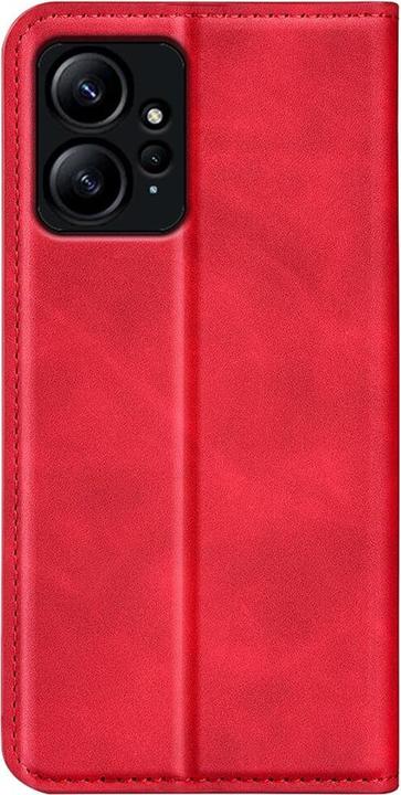 Image du produit Cover-Discount Xiaomi Redmi Note 12 4G - Stand Flip Case Housse rouge (Xiaomi Redmi Note 12)