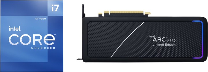 Immagine prodotto Intel Core i9-12700K & ARC A770