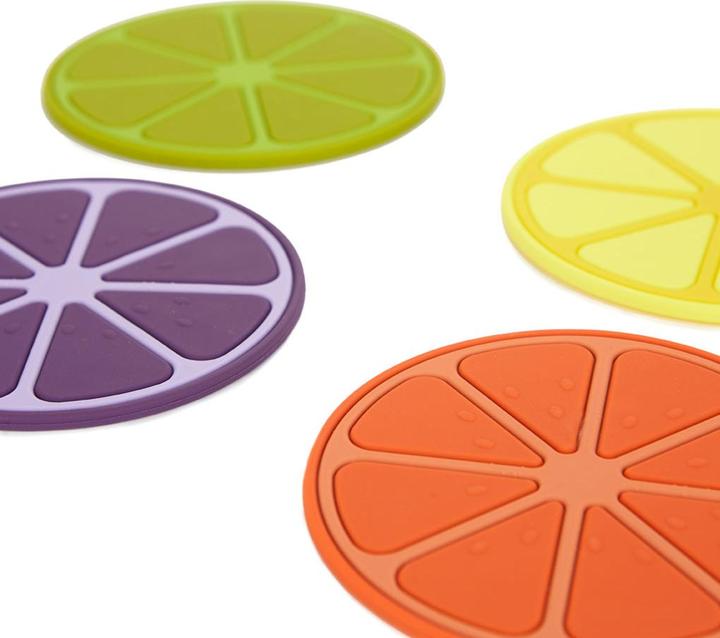 Produktbild Balvi Glas-Untersetzer FRUIT PARTY (4x, Glasuntersetzer)