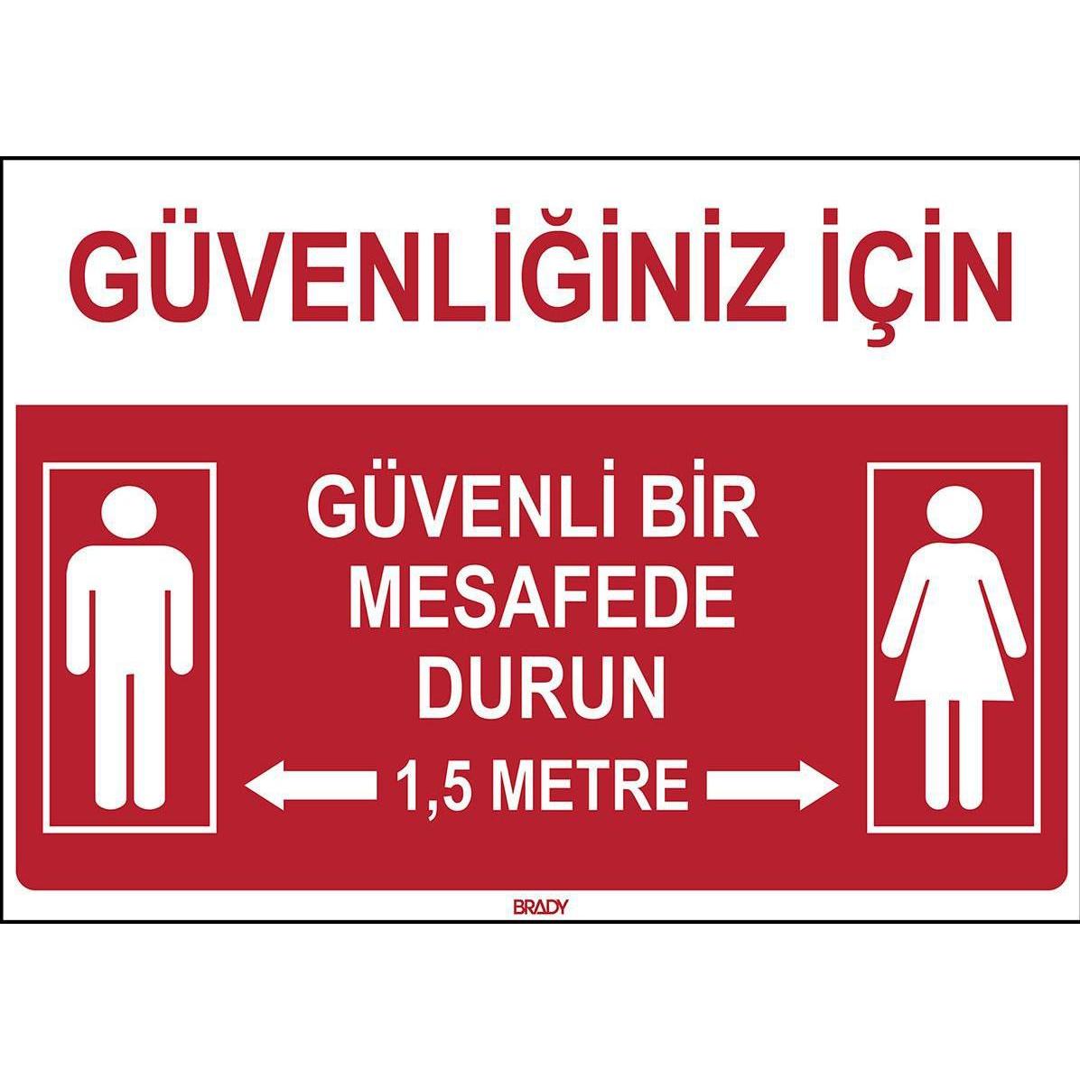 Brady, Etiketten, Safety Sign - For your