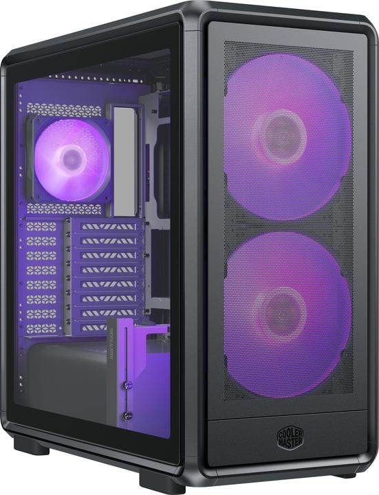 Actual product image Cooler Master CoolerMaster Geh MasterFrame 600 Mesh Black ARGB (ATX, E-ATX, mATX, Mini-DTX, Mini-ITX, SSI CEB)