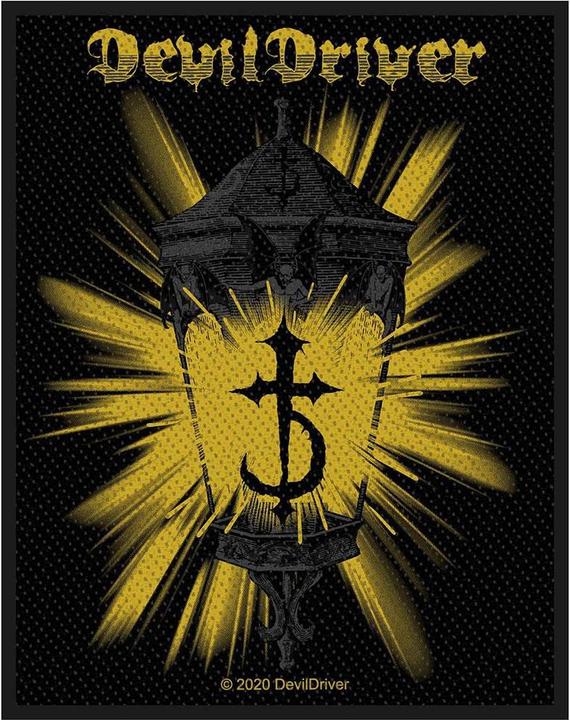 Actual product image Devil Driver Woven Lantern Patch