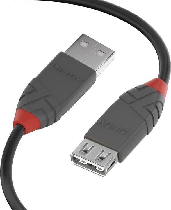 Immagine prodotto Lindy Linea Anthra A - A (5 m, USB 2.0)