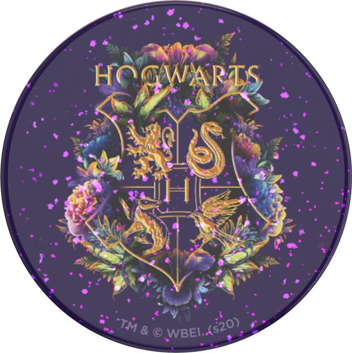 Produktbild PopSockets PopGrip Premium Glitter Hogwarts Floral