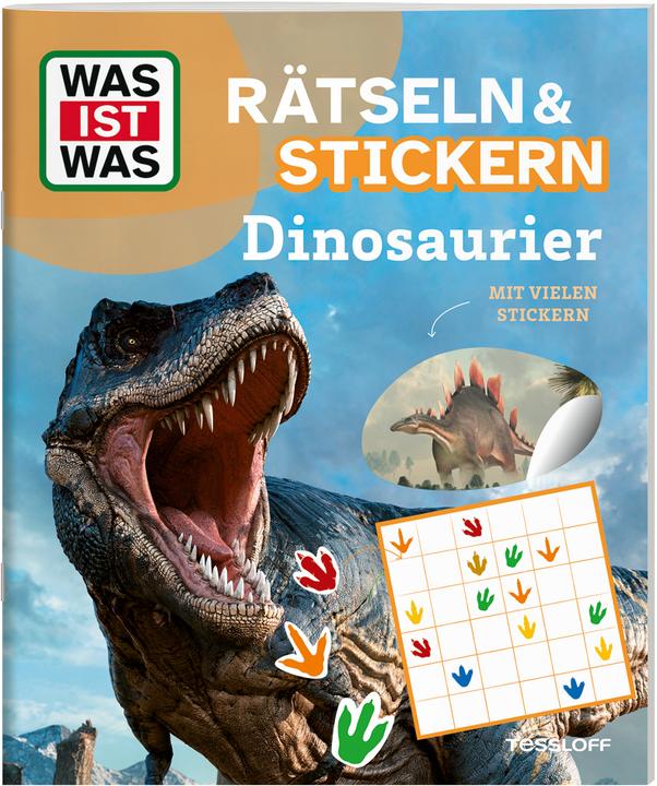 Produktbild Tessloff WAS IST WAS Rätseln und Stickern: Dinosaurier