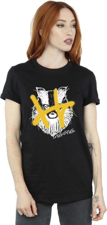 Image du produit - T-shirt HUFFLEPUFF POP SPRAY - Femme (M)