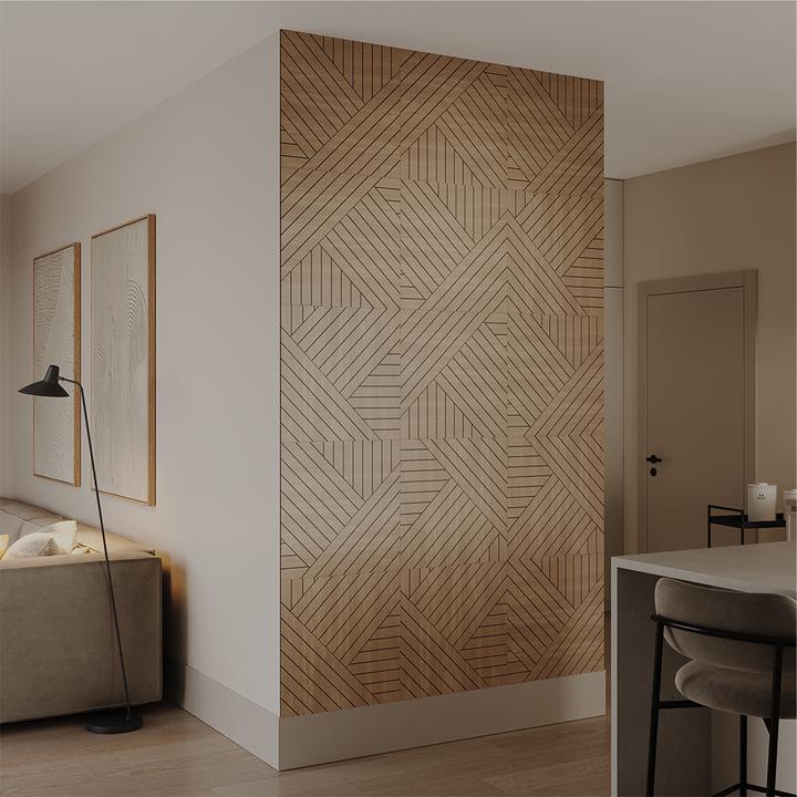 Immagine prodotto Vicco Wandpaneel, Eiche, 8 Stück