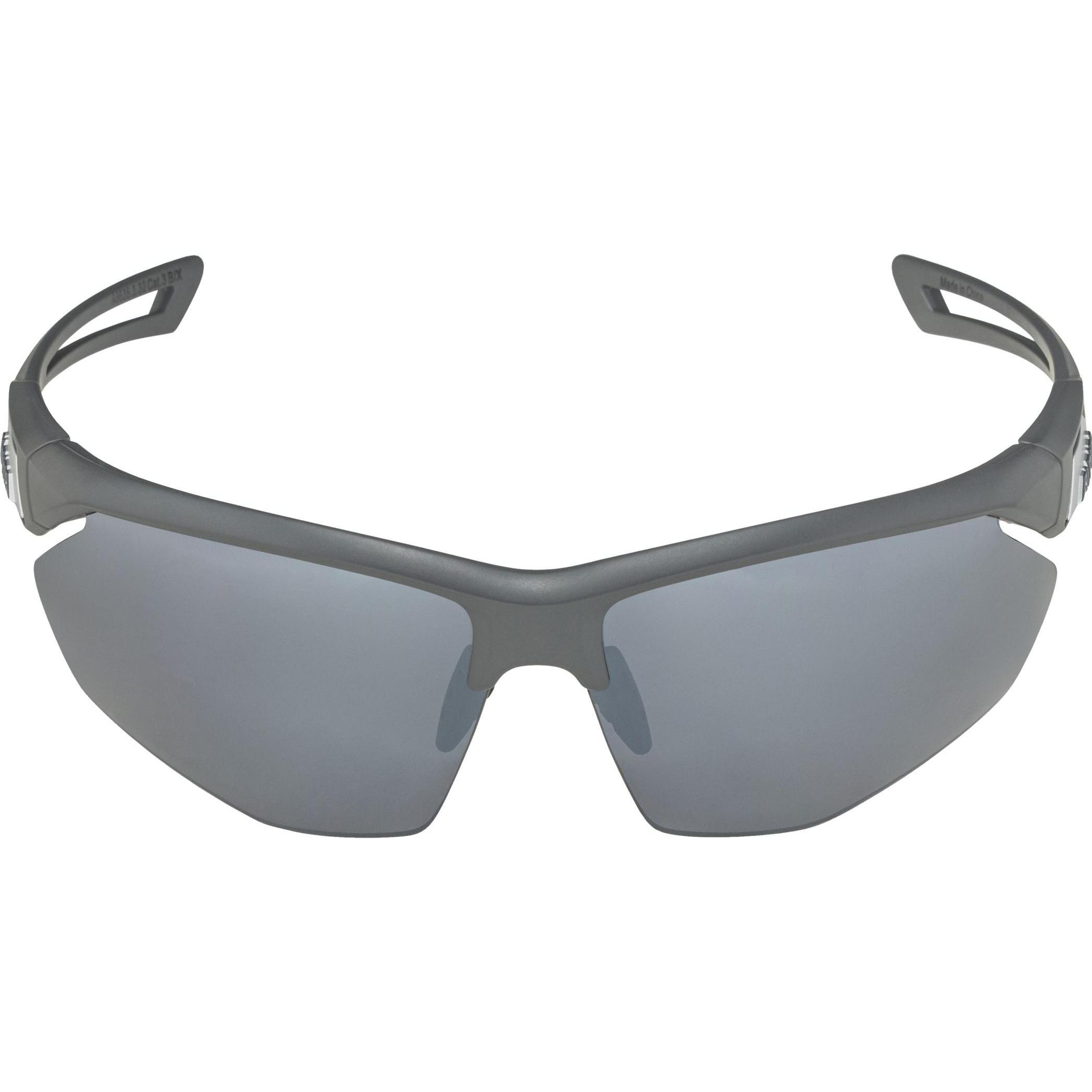 Thumbnail - ALPINA SPORTS, Unisex, Sportbrille, Nylos HR (Midnight-grey matt, Silver), Grau