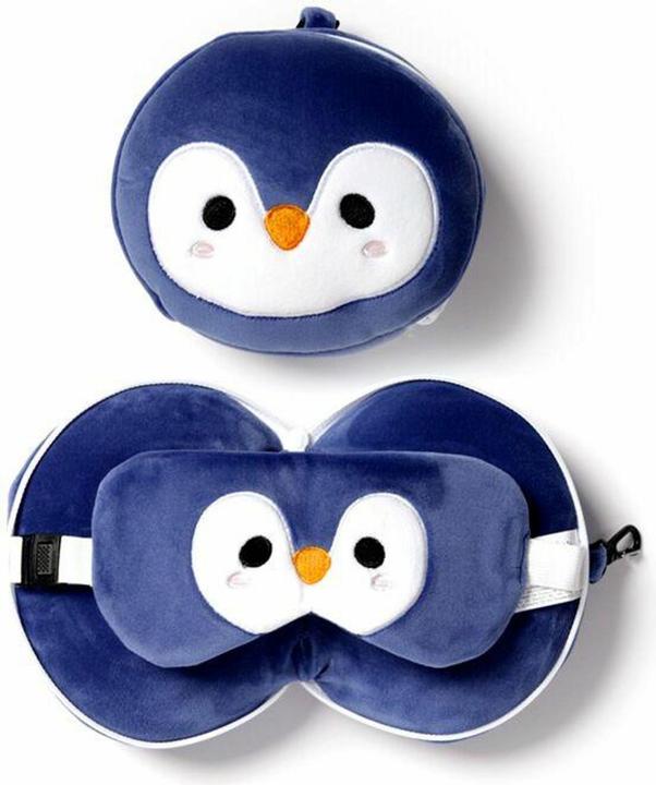 Produktbild Puckator Relaxeazzz Plüsch Pinguin (Kopf- & Nackenkissen)