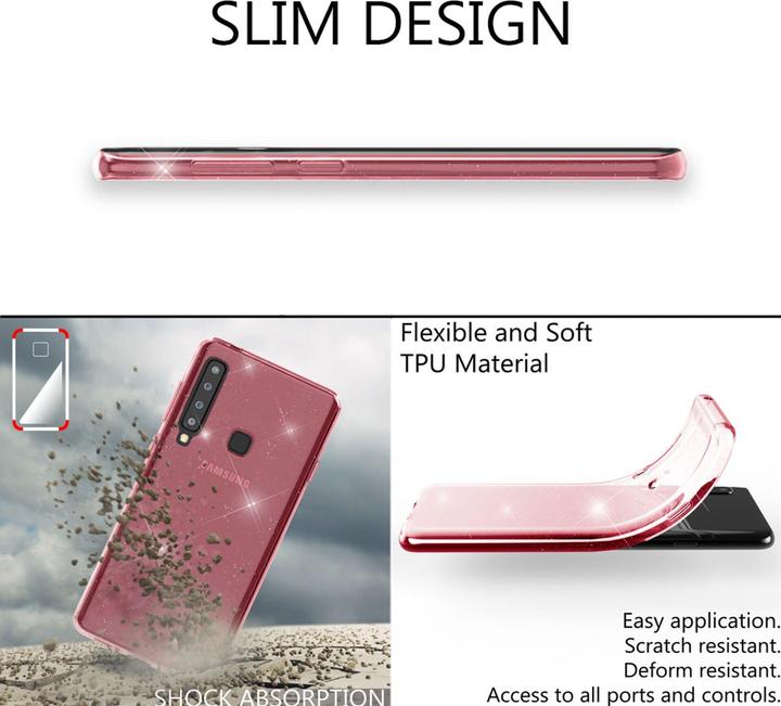 Actual product image Nalia Glitter mobile phone case (Samsung Galaxy A9 (2018))