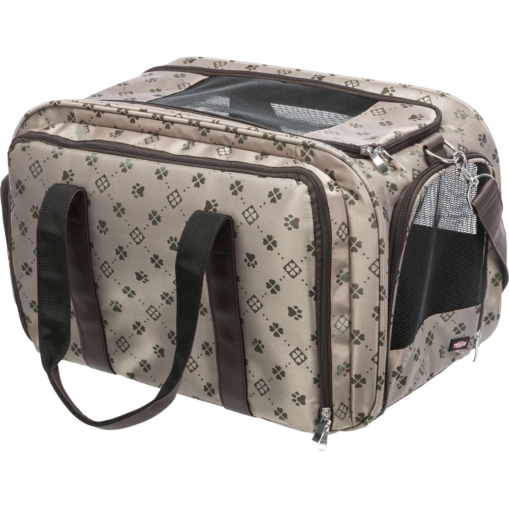 Comparer les prix de TRIXIE Sac Maxima agrandissable - 33x32x54cm - Beige et brun - Pour chien