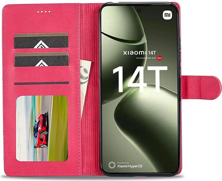 Produktbild LC.Imeeke Xiaomi 14T - Leder Etui Hülle (Xiaomi 14T)