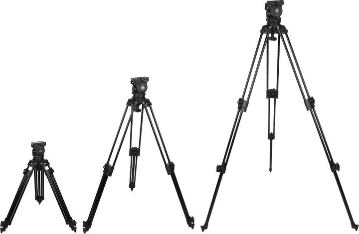 Actual product image Nest Professional tripod EI-7085-C2 + fluid-damped head