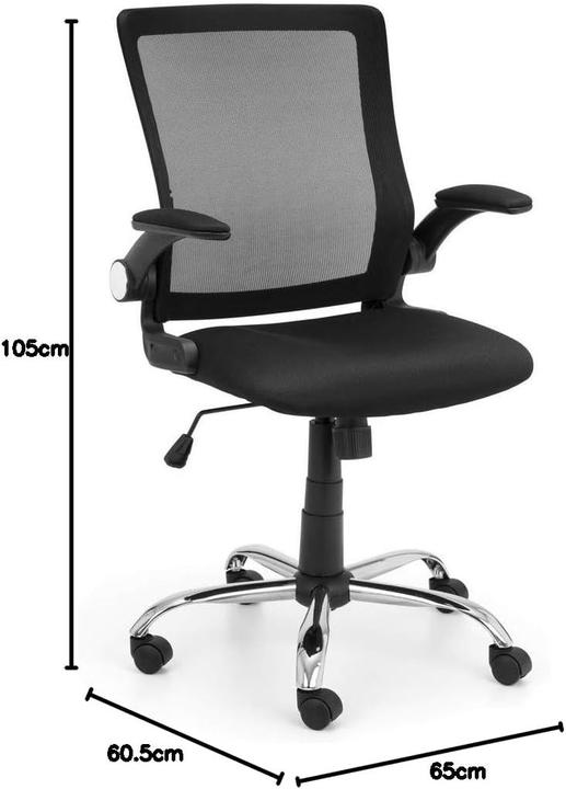 Produktbild Julian Bowen Verstellbarer Bürostuhl mit Mesh-Rücken und gepolsterter Sitzfläche