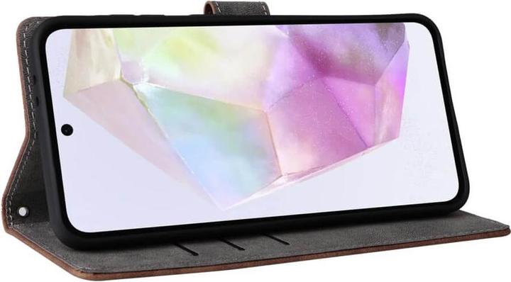 Actual product image Cover-Discount Galaxy A56 5G - Ledertasche mit RFID Blocker (Samsung Galaxy A56)